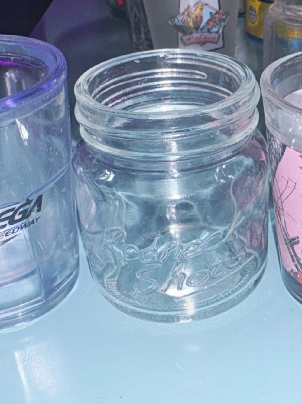 Country shot glasses lot of 3